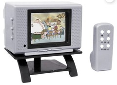 Tiny TV Classics Family Guy Edition Real Working Mini Television *READ* (T177)