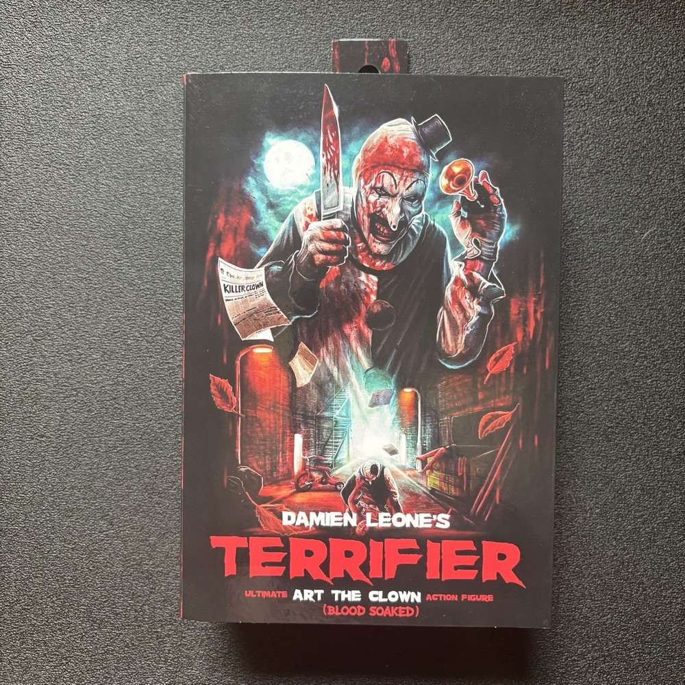NECA Terrifier Art the Clown Blood Soaked Action Figure Walmart Exclusive