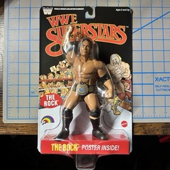 Mattel LJN WWE Superstars Series 3 The Rock Chase Black Card