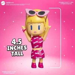STUMBLE GUYS LEGENDARY BARBIE LIMITED EDITION BOXED 4″ ACTION FIGURE MATTEL