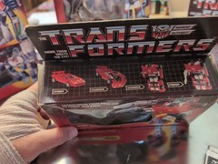 Sideswipe w/BOX 90,% Complete 1984 Vintage Hasbro G1 Transformers Action Figure
