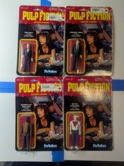 Funko Reaction Pulp Fiction Marsellus, Vincent, Butch & The Wolf Retro Figures!