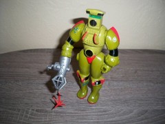 1986 INHUMANOIDS Action Figure HERC ARMSTRONG Vintage Hasbro 1986 100% COMPLETE