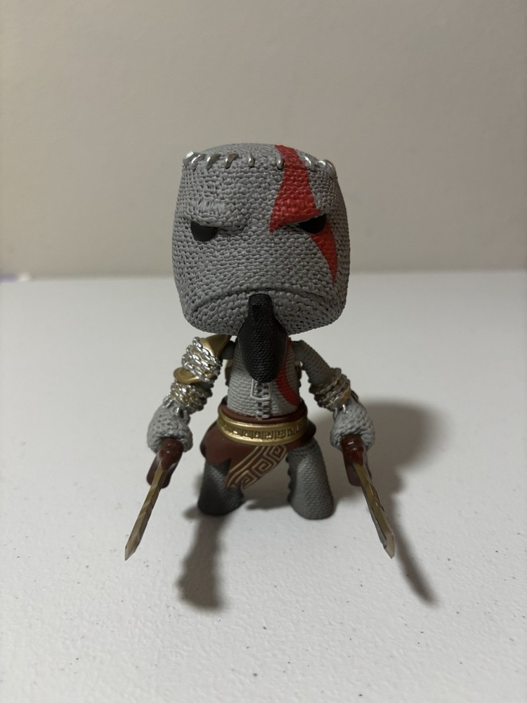 RARE NECA Little big planet Sackboy Kratos God Of War Action Figure