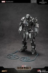 1915-02: ZD TOYS IRON MAN 2: Whiplash 9″ Action Figure with Light Up Feature
