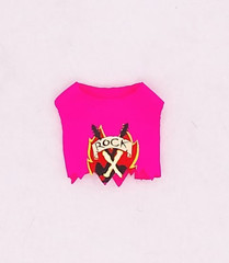 SU-GMBT-SHT: 1/12 Pink Crop Top Shirt for Marvel Legends Gambit