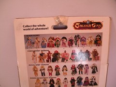 Wild One Barbarian Huntress Golden Girl 1984 Galoob Figure SEALED Damaged Box