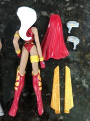 Nira X Red & Silver Cyber Skin Suit Variant 1997 Skybolt 6” Figure Bill Maus