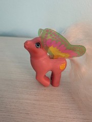 My Little Pony G1 PAIR- Summerwing Ponies 1988 Lady Flutter Buzzer-SHIPS FREE