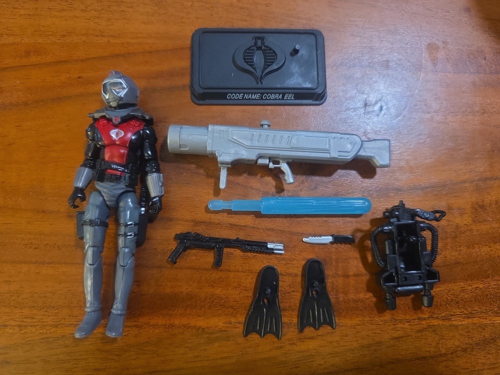 G.I. Joe Cobra EEL 25th Anniversary Figure 2008 Complete Blue Rocket