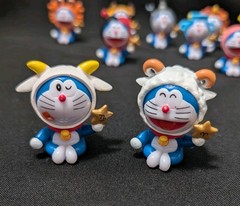 Doraemon Zodiac 11 Pcs Collectible Figures, Used
