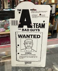 VINTAGE 1983 GALOOB A-TEAM Cobra BAD GUYS ACTION FIGURE NEW ON CARD