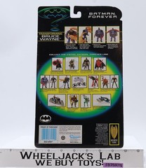 Transforming Bruce Wayne Batman Forever 1995 Kenner Action Figure NEW SEALED