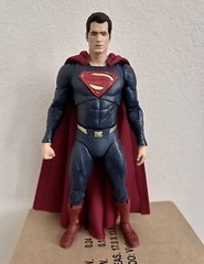 custom superman wired dark red cape 1/12 DC multiverse mcfarlane NOT FIGURE