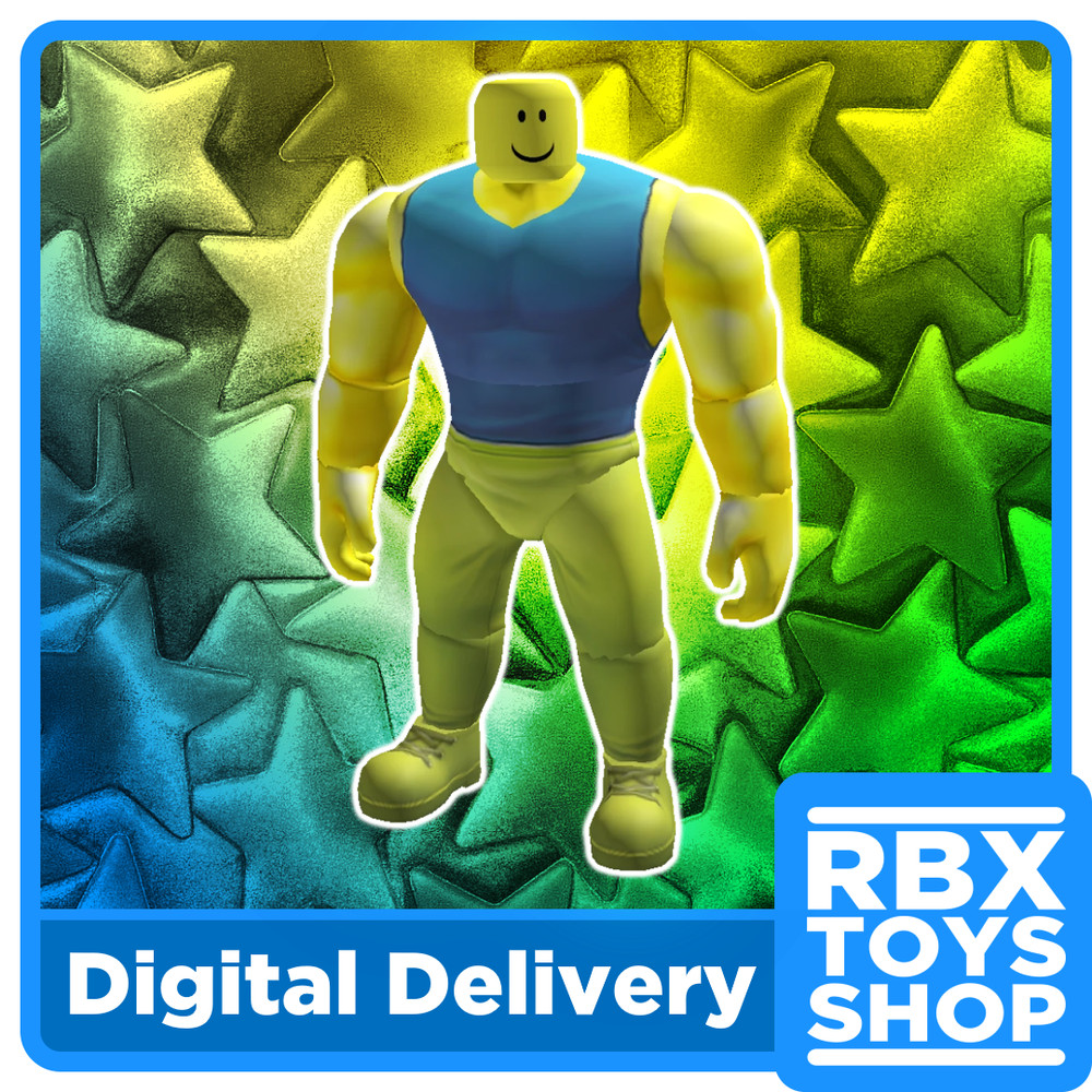 R0BL0X Buffnoob Muscles Noob Item Toy Code Only DELIVERED Via eBay Message