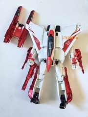 HASBRO TRANSFORMERS GENERATIONS LEADER CLASS- JETFIRE -THRILLING 30, Decal upgrd