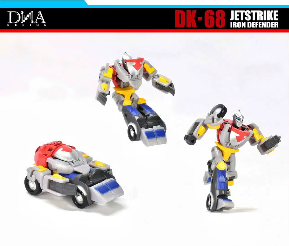 DNA Design DK-68 Wheelie Repaint Jetstrike Iron Defender Accessory Pack