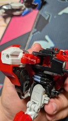 Power Rangers Mystic Force Megazord Titan red green & blue parts damaged