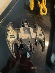 Vintage 90s Batman Animated Series Batwing Batmobile Hover Kenner-Incomplete