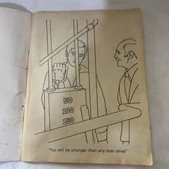 1974 The Six Million Dollar Man Coloring Book Uncolored Artcraft C1832