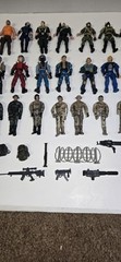 33 Vintage Lanard The Corps, Chap Mei. GI Joe Action Figures w/Parts (Read)