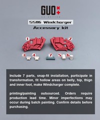 Hollow hip foot Filler Upgrade Kit For SS86 Windcharger Filling Parts- GO BETTER