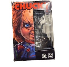 CultureFly Chucky Black & White 4.5″ Vinyl Figure Horror Collectible New