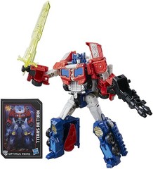 Voyager Optimus Prime and Diac | Transformers Generations Titans Return Hasbro