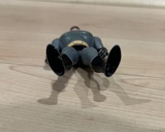Batman Batman Action Figure Plastic Gray/Black/Yellow Belt 1993 Kenner