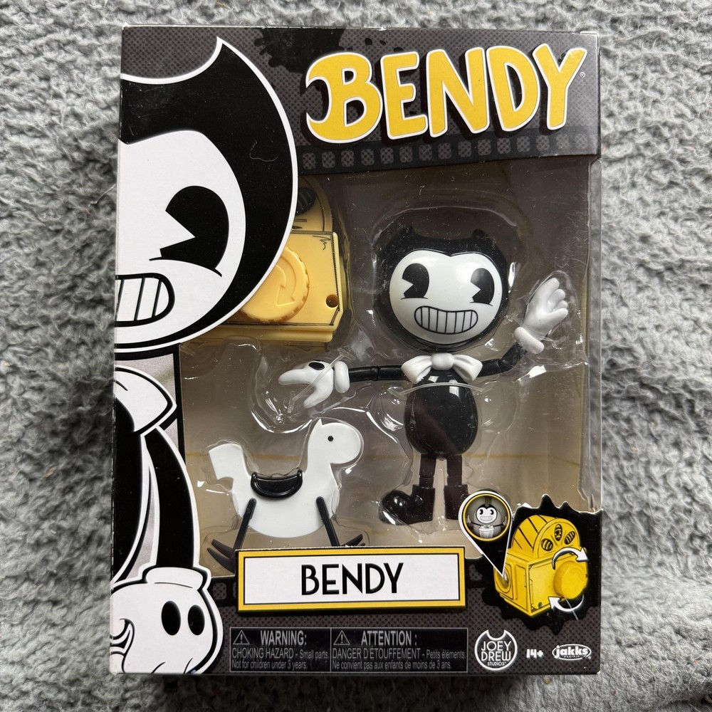 Bendy And The Ink Machine Bendy Action Figure JAKKS Pacific Black Toy New