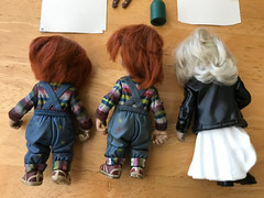 Mcfarlane Movie Maniacs Bride Of Chucky Figure Lot Childs Play 2 Tiffany Horror