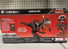NEW Jurassic World Ultimate Damage Scorpios Rex Mattel Intensifying Damage RARE