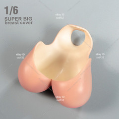 1/6 Female Breast Cover Big Huge Replacement Model For 12”PH TBL Figure Body