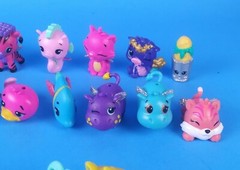 Hatchimals Colleggtibles 29 Figurine Lot Mini Animals Sea Pony Hippo Cat Glitter