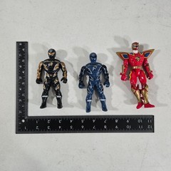 Vintage Power Rangers Figure Lot Dino Thunder Black Red Yellow Ranger Monsters