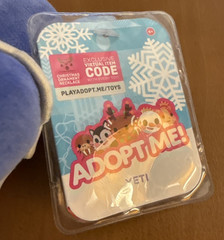 ADOPT ME! Christmas YETI 4.5″ Plush With Item Code New 2024