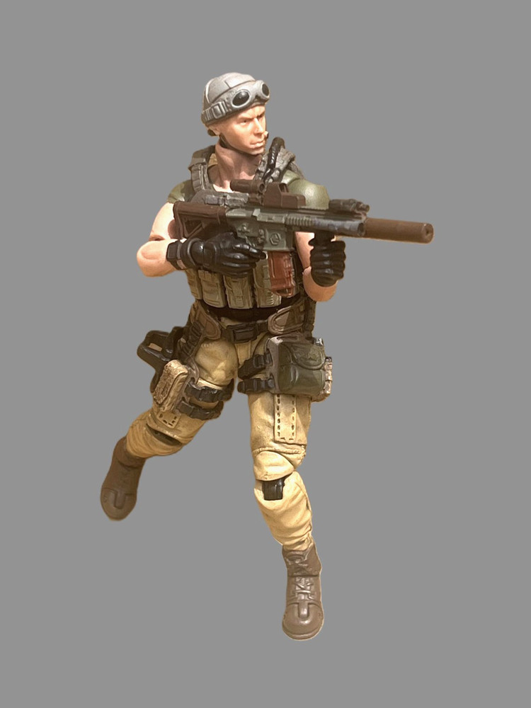 Joytoy Custom US Army Desert Special Ops., loose action figure 1:18 Scale
