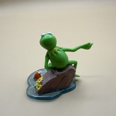 Vintage Applause Kermit the Frog Rock Fish Figurine Muppets Collectible PVC