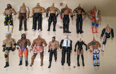 WWE Figures Parts Lot Damaged Missing Parts Flaws No Heads Mixed Elite & Regular