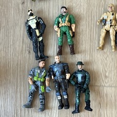 VTG Large Mixed Lot of Military & Other Action Figures & Accessories