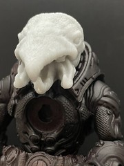 Cosmic Legions Mythic Legions Grub Larva Graboid Sandworm Thing Head Unpainted