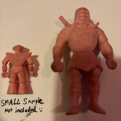 LARGE 3.5″ Kinnikuman Ultimate M.U.S.C.L.E RARE eraser Keshi Big the Budo