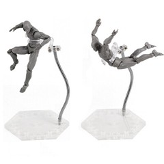 2Pcs Adjustable Action Figure Display Holder Base Doll Model Support Stand USA