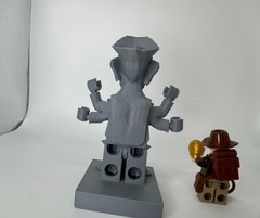 Rare Lego Indiana Jones Video Game Custom Kali Statue