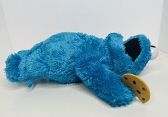 Sesame Street Feed Me Cookie Monster Plush Interactive Toy 18 mths-4 years WORKS