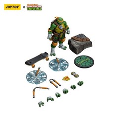 Original JOYTOY TMNT Teenage Mutant Ninja Turtles 1/18 Action Figure SET OF 4