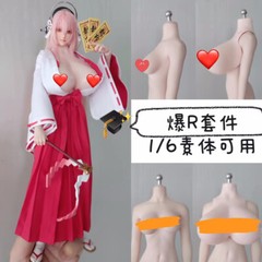 1/6 Female Super Large Breast Kits Cover Model Fit 12” PH TBL Figure Body Doll