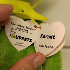 Ty Beanie Buddies Kermit the Frog 2013 Muppet’s Plush, Medium 16″ 40cm New