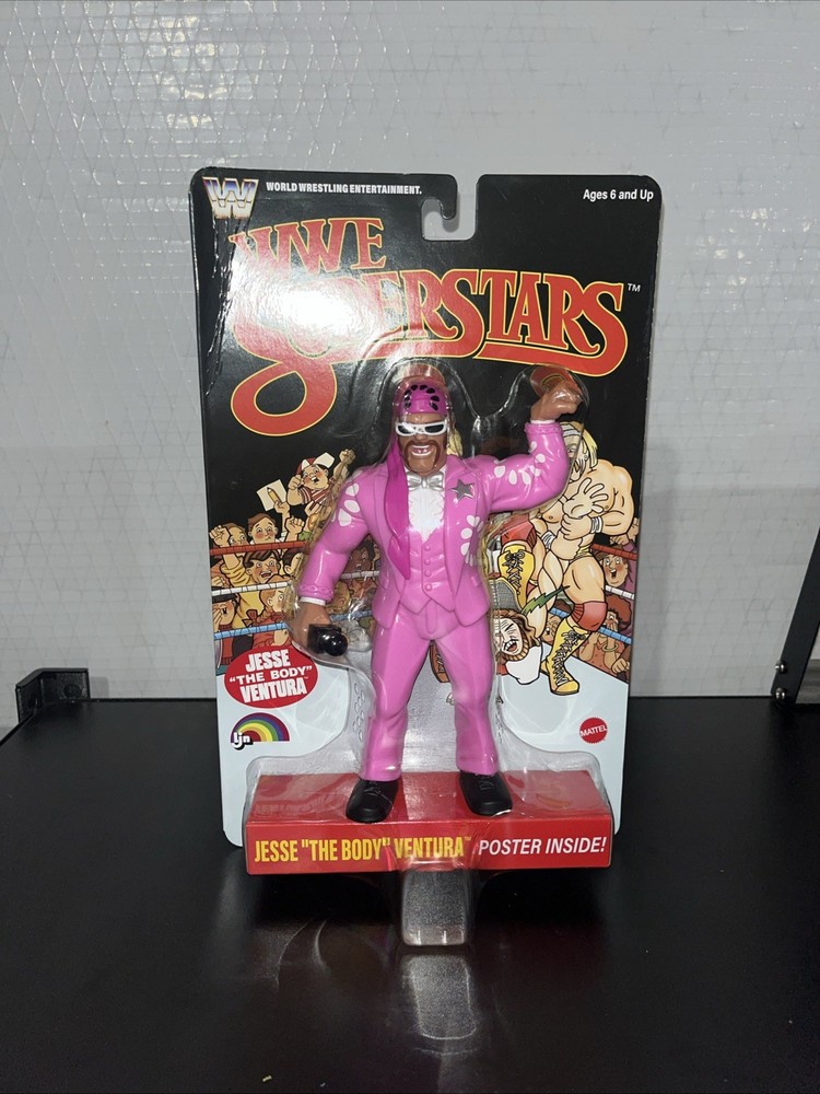 Chase 2026 Mattel WWE Superstars LJN Jesse Body Ventura BLACK CARD Series 2