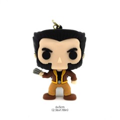 X-MEN Keychain Marvel Wolverine Cyclops Magneto Storm Phoenix Figure Key Ring